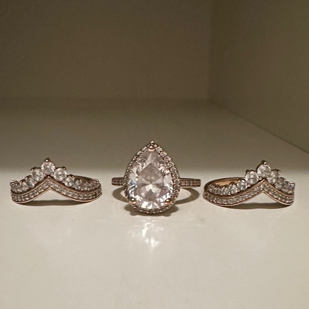 Pandora Rose Ring Set